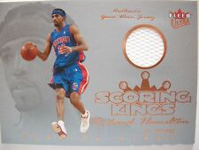  2004-05 FLEER ULTRA SCORING KINGS GAME JERSEY RICHARD HAMILTON PISTONS   BOX54