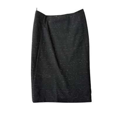 DONNA KARAN NEW YORK “Modern Icons” Textured Pencil Skirt – Size S – dark gray - Image 1 of 4