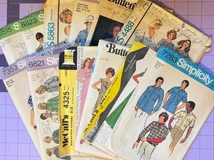 Ephemera Schnittmuster 12 Umschläge 70er Jahre tolle Grafik Sammelalbum Basteln - Bild 1 von 13
