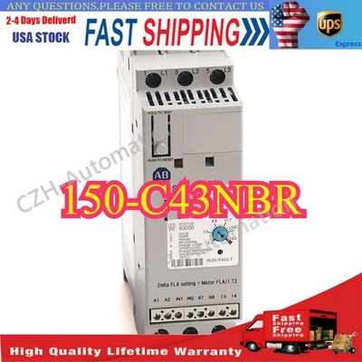 AB 150-C43NBR SMC-3 43A Smart Motor Controller 150C43NBR Brand New Sealed - Image 1 of 4