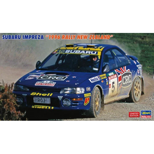 Hasegawa 20696 - 1/24 Subaru Impreza 1996 Rally Nuova Zelanda - Nuovo