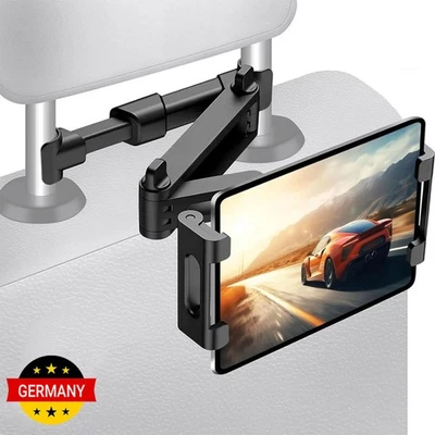 Tablet Halterung Auto Universal Kopfstützen KFZ Autohalterung iPad Galaxy Tab DE - Bild 1 von 4