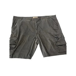 Wrangler Gray Flat Front Casual Chino Cargo Shorts Men's Size 54 - Picture 1 of 5
