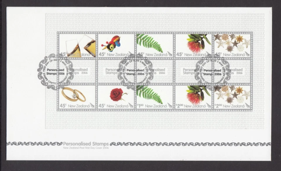 New Zealand Stamps.Decimal.1st Day Cover.Personalised Stamps.2006. - Image 1 of 1