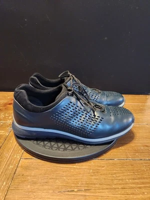 Zapatillas bajas de cuero Ermenegildo Z Zegna para hombre 10 azul marino de Estados Unidos  Foto 1 de 4