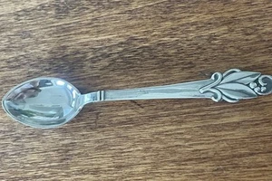 COHR Dinamarca Plata Esterlina Demitasse Cuchara Única 3 3/4" - Imagen 1 de 5