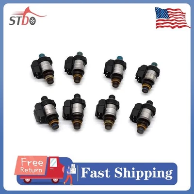 Fits For Mercedes S500 CL550 722.9 Transmission Solenoid Valve Blue & Black Caps - Image 1 of 4