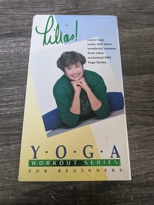 LILIAS YOGA FOR BEGINNERS WORKOUT SERIES 2 VHS TAPES FREE USA SHIP - Image 1 of 2