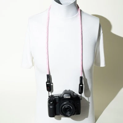 Correa para cuello/muñeca de cámara rosa/negro blanco y diseño pico anclajes exclusivos Foto 1 de 4