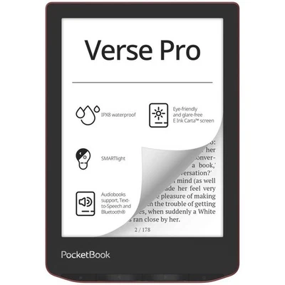 POCKETBOOK VERSE PRO PASSION RED MOD. PB634-3-WW-B EAN 4029164135386 - Immagine 1 di 4
