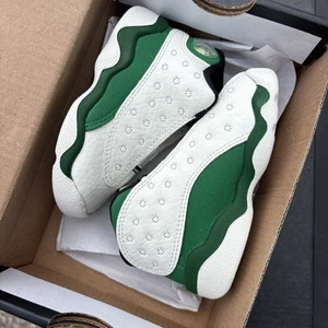 *NUEVO* NIÑO NIKE AIR JORDAN 13 RETRO (TD) VELA/NEGRO-VERDE (HQ0781 103) 5c - Imagen 1 de 6