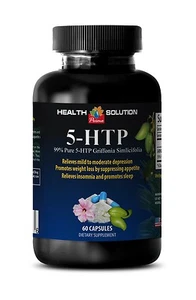 5-HTP 99% Pure Griffonia Simplicifolia & Elk Velvet Antler 500 mg 30 cápsulas 1+1 (2) - Imagen 1 de 10