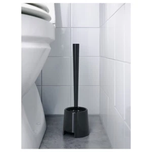Toilet Cleaning Brush and Holder set Bathroom Accessory Cleaner WC Black Color - Picture 1 of 2
