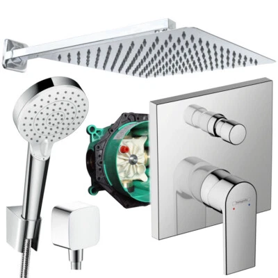 SONDERPOSTEN: Hansgrohe Duscharmatur Vernis Unterputz Regendusche Ibox Duschset - Bild 1 von 4