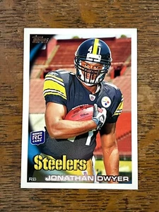 Camiseta deportiva de novato Jonathan Dwyer 2010 Topps RC #364 como nueva Steeler Georgia Tech Legend - Imagen 1 de 2