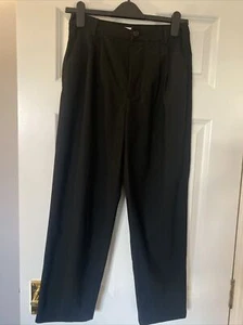 Zara Black Tailored Smart Trousers Size Xs. - Picture 1 of 3