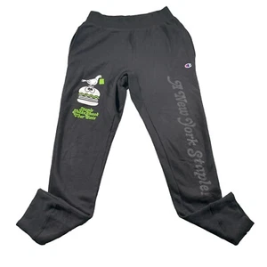Champion x Staple x Shake Shack x Uber Eats Reverse Weave Sweatpants Men’s Sz M - Picture 1 of 8