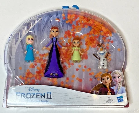 Disney Frozen 2 Family Set Elsa & Anna With Queen Iduna & Olaf 4 Figure Set New! Cover