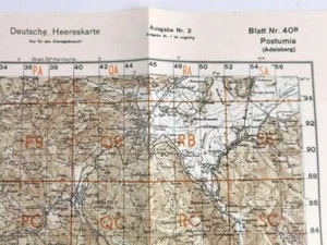 Deutsche Heereskarte 1935 "Postumia" Italien - Bild 1 von 6