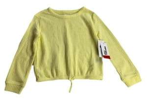 Epic Threads Girls Size 5 Super Soft Yellow Knit L/S OEKO-TEX Pull Over Top NWT - Picture 1 of 7