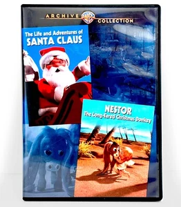 Nestor the Long Eared Donkey / Life and Advs. Santa Claus (DVD, 1977) Like New ! - Picture 1 of 3