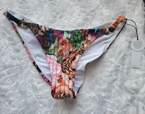 Swiminista x Christian Lacroix geblümtes Bikiniunterteil Damen XL weise neu mit Etikett - Bild 1 von 7