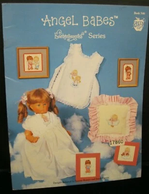 ANGEL BABES ENCHANTMENTS SERIES  CROSS STITCH PATTERN BOOK #546  BOWERS & POWERS - Image 1 of 3