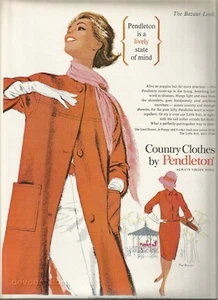 Anuncio de moda Ted Rand 1963 ilustrado de los años 60 - Imagen 1 de 1