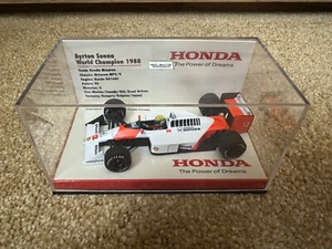 1/43 Minichamps McLaren Honda MP4/4 Ayrton Senna Campione del Mondo 1988 Honda Spec - Foto 1 di 3