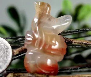 Seepferdchengeist Tier Totem brasilianischer Achat Chakra Balance Stein 8911 - Bild 1 von 3