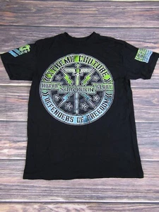Xtreme Couture Mens Medium Black T Shirt Biker Motorcycle Freedom Defender - Picture 1 of 6