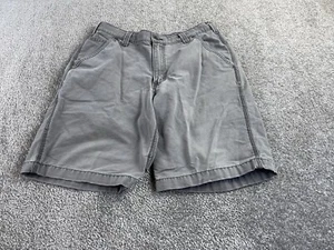 Carhartt Shorts Mens 33 Gray Cargo Relaxed Fit Utility Outdoor Pockets Work Wear - Picture 1 of 12