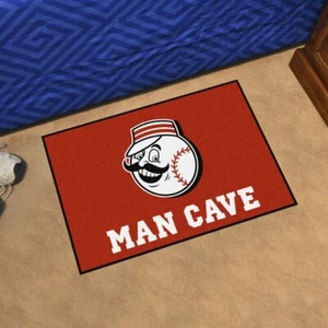 MLB - Cincinnati Reds Man Cave Starter Mat Accent Rug - 19in. x 30in. - Picture 1 of 5