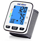 Sejoy Automatic Blood Pressure Monitor Wrist Bp Cuff Digital Backlit W/ Battery