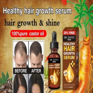 50 ml siero per crescita sana Dr. Davey ginseng per capelli baffi sopracciglia barba x3 - Foto 1 di 13