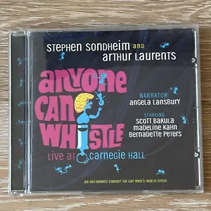 Anyone Can Whistle Live At Carnegie Hall CD Stephen Sondheim Arthur Laurents - Picture 1 of 4