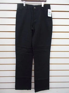 Boys Nautica $34 Regular Casual Black Flat Front Pants Sizes 12Reg 16Reg & 20Reg - Picture 1 of 3