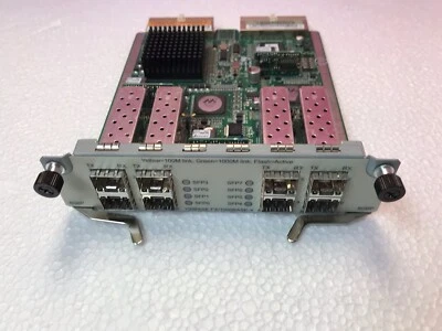 JC174A HPE HP FlexNetwork 6600 8-port GbE SFP HIM Router Module USED - Image 1 of 3