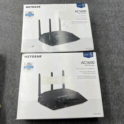2x NETGEAR WiFi Router R6330 - AC1600 Dual Band, 1600 Mbps - Image 1 of 4