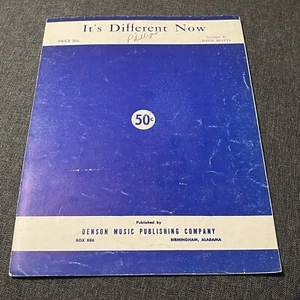 It’s Different Now David Beatty Vintage Sheet Music 1958 Christian Gospel Denson - Picture 1 of 3