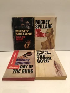 Vintage Mickey Spillane Lot of 4 Paperbacks Acceptable Condition - Bild 1 von 17