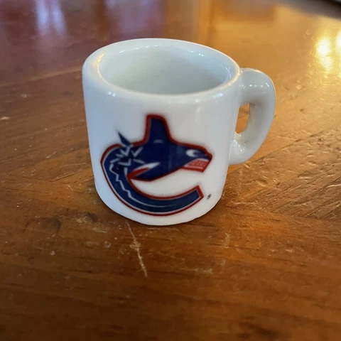 NHL Vancouver Canucks Mini Ceramic Mug Vintage Coffee Mug Cover