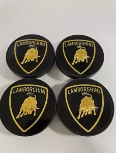 Lamborghini HURACAN/URUS/Aventador Bull Center Cap Hub Cap New Set 470601147 - Picture 1 of 6