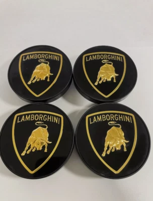 Lamborghini HURACAN/URUS/Aventador Bull Center Cap Hub Cap New Set 470601147 - Image 1 of 4
