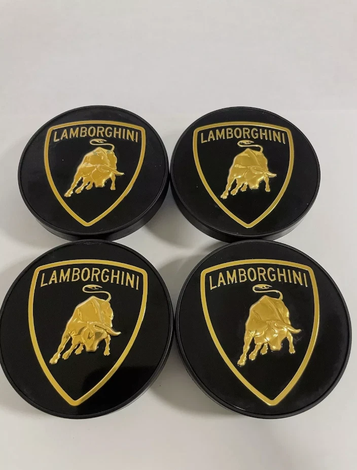 Lamborghini HURACAN/URUS/Aventador Bull Center Cap Hub Cap New Set 470601147 - Image 1 of 4