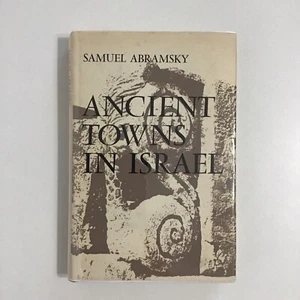 ANTIKE STÄDTE IN ISRAEL Geschenkinschrift / signiert vom Autor Samuel Abramsky 1963 - Bild 1 von 5