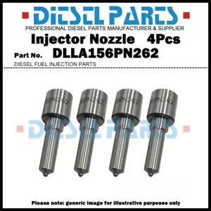 Boquilla inyectora de combustible diésel 4 piezas DLLA156PN262 para NISSAN 166007T100 166007T125 - Imagen 1 de 3