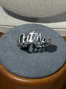 925, Sterling Silver JAI John Hardy “Cat Mom” Band Ring Size 11 - Picture 1 of 10