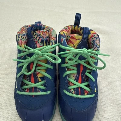 Nike Little Posite One Niños Talla 10C Azul Zapatos Atléticos Tenis DZ5191-400 Foto 1 de 4