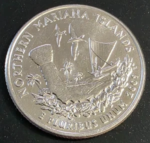 2009-D - Northern Mariana Islands Statehood Quarter circulated AU / MS - Picture 1 of 2